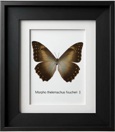 Framed M. thelemachus foucheri